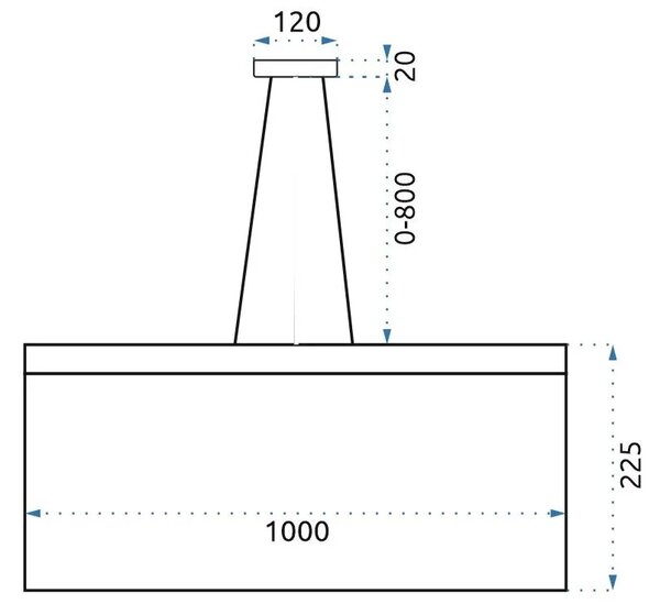 Пендел Glamour LED Chain APP891-CP