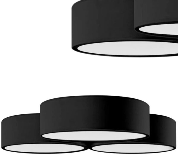 Плафон triple black APP878-C 3x40cm