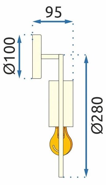 Аплик APP922-1W GOLD