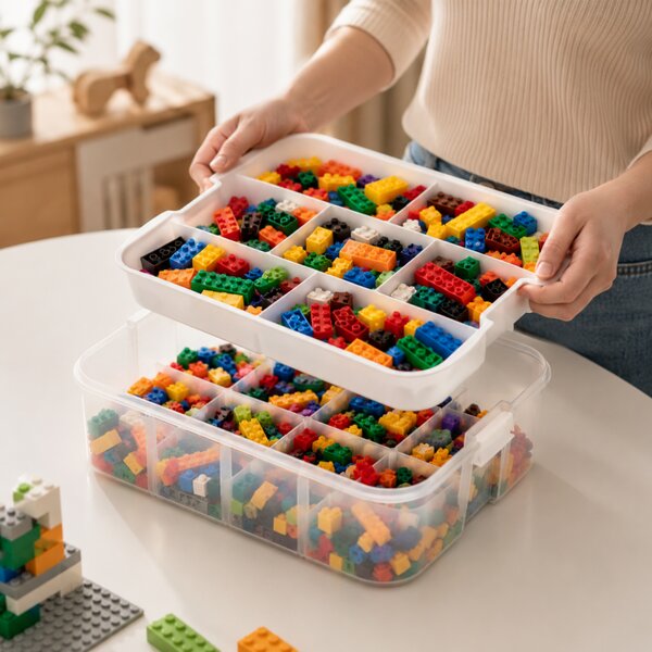 3-етажен органайзер за „ LEGO “ с 3 чекмеджета, 31 x 30 x 22 см