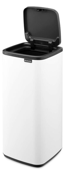 Кош за боклук Brabantia Bo Touch 1010121, 30 л, Плавно и безшумно отваряне, Голям отвор, Бял