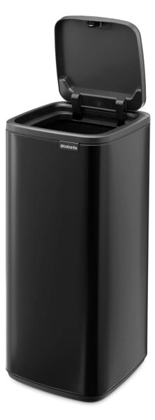 Кош за боклук Brabantia Bo Touch 1010140, 30 л, Плавно и безшумно отваряне, Голям отвор, Черен