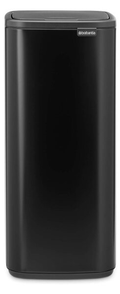 Кош за боклук Brabantia Bo Touch 1010140, 30 л, Плавно и безшумно отваряне, Голям отвор, Черен