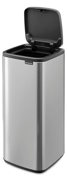 Кош за боклук Brabantia Bo Touch 1010145, 30 л, Плавно и безшумно отваряне, Голям отвор, Устойчив на пръстови отпечатъци, Инокс/Мат
