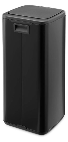 Кош за боклук Brabantia Bo Touch 1010140, 30 л, Плавно и безшумно отваряне, Голям отвор, Черен