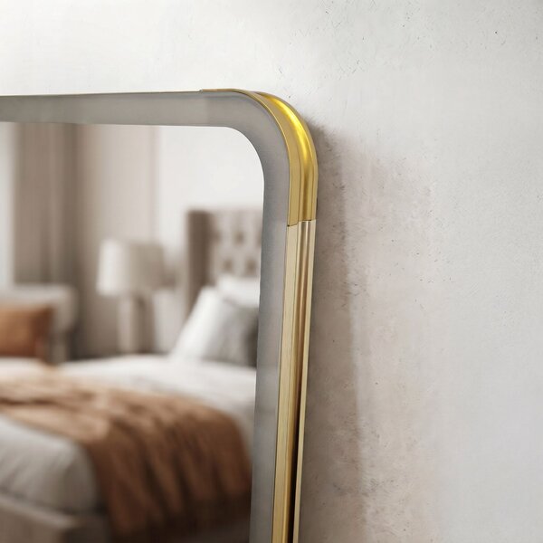 Огледало LED Classico 50x160cm Brush Gold