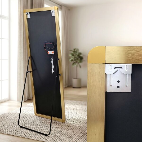 Огледало LED Classico 50x160cm Brush Gold