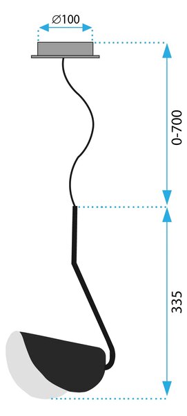 Плафон APP1263-1CP BLACK