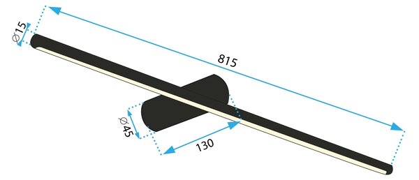 Аплик LED 80CM APP1346-W GOLD