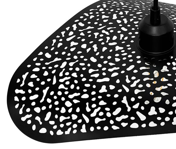 Плафон APP1467-1CP BLACK/GOLD