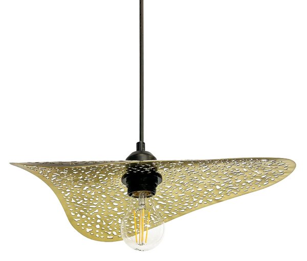 Плафон APP1467-1CP BLACK/GOLD