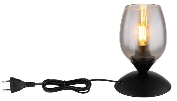 Globo 24007S - Маса докосване лампа KUWAITA 1xE14/25W/230V черен