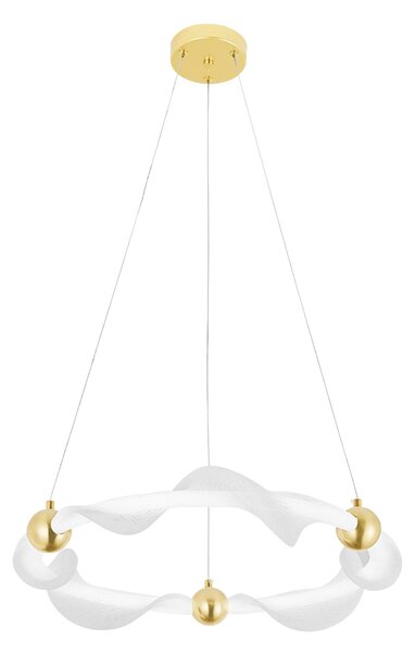 Лампа LED G010-CP WHITE/GOLD