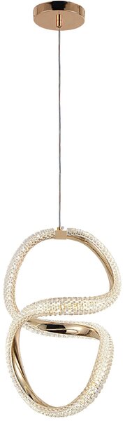 Висяща LED лампа G077-3CPR Gold