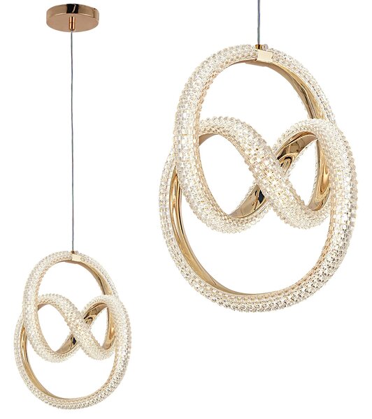 Висяща LED лампа G068-CP Gold