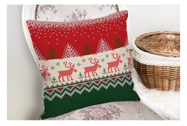 Калъфка за възглавница с коледен мотив 43x43 cm Merry Christmas – Mila Home