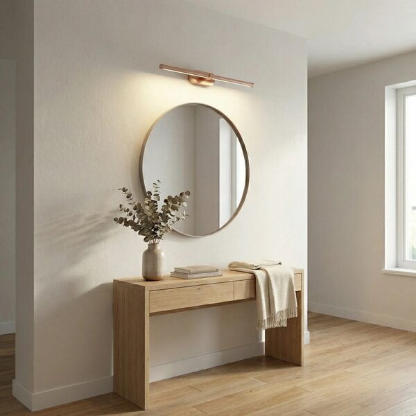 LED аплик за баня APP1895-1W 40 cm BRUSH COPPER