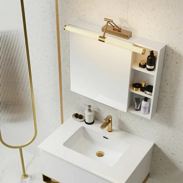 LED аплик за баня APP1900-1W 60cm BRUSH GOLD