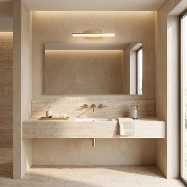 LED аплик за баня APP1875-1W 40cm BRUSH GOLD
