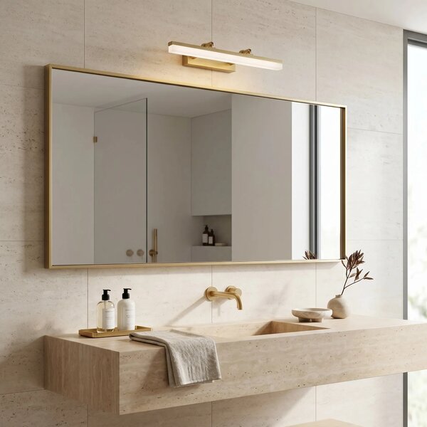 LED аплик за баня APP1875-1W 40cm BRUSH GOLD