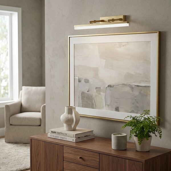 LED аплик за баня APP1875-1W 40cm BRUSH GOLD
