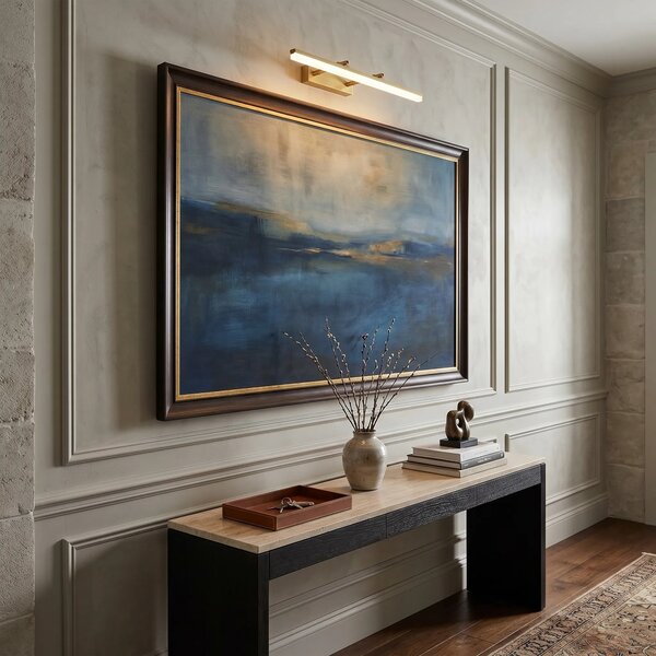 LED аплик за баня APP1876-1W 60cm BRUSH GOLD