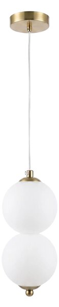 LED висящ полилей LHJ117-2CP четкано злато