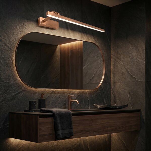 LED аплик за баня SWE038-1W 60cm BRUSH COPPER