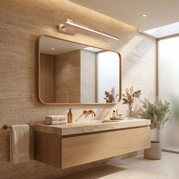 LED аплик за баня SWE038-1W 60cm BRUSH COPPER