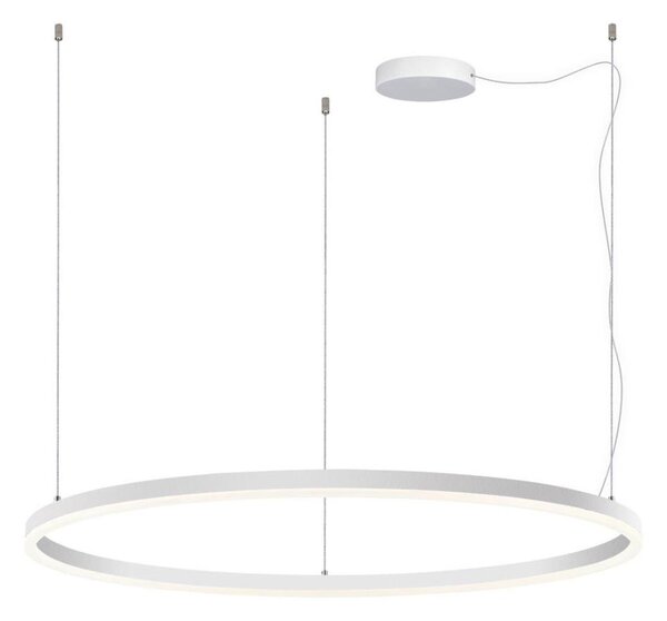 LED2 - LED Димируем пендел SATURN LED/80W/230V Ø 100 см бял
