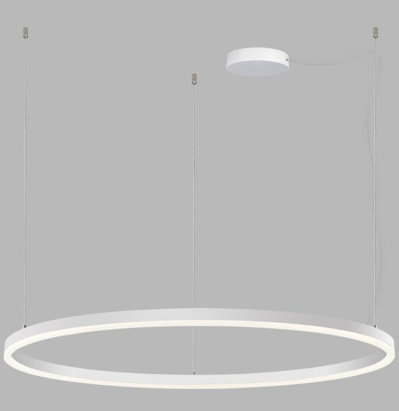 LED2 - LED Димируем пендел SATURN LED/80W/230V Ø 100 см бял