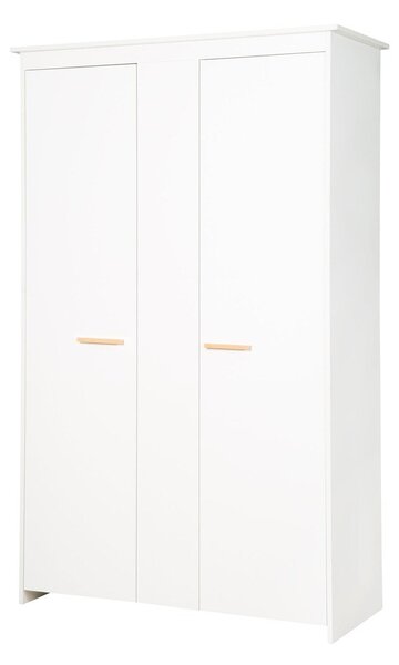 Бял детски гардероб 119x190x52 cm Anton – Roba