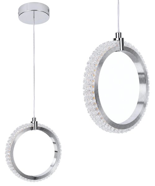 LED висящ плафон LHJ126-W Хром