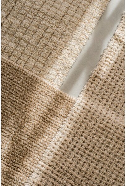 Ръчно изработен вълнен килим подходящ за пране в естествен цвят 80x140 cm Unexpected Wool – Lorena Canals