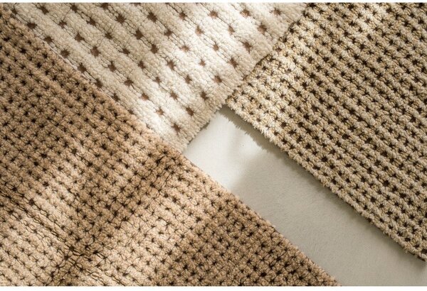 Ръчно изработен вълнен килим подходящ за пране в естествен цвят 80x140 cm Unexpected Wool – Lorena Canals