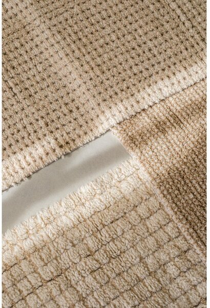 Ръчно изработен вълнен килим подходящ за пране в естествен цвят 80x140 cm Unexpected Wool – Lorena Canals