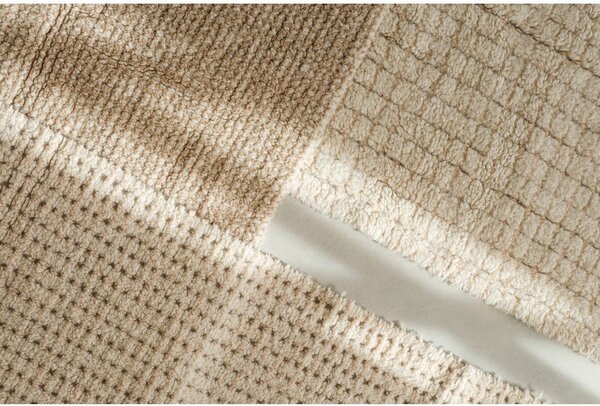 Ръчно изработен вълнен килим подходящ за пране в естествен цвят 80x140 cm Unexpected Wool – Lorena Canals