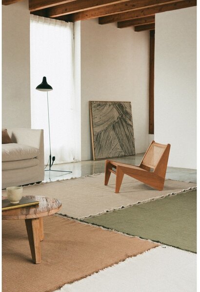 Ръчно изработен памучен килим в цвят каки 140x200 cm Handloom – Lorena Canals