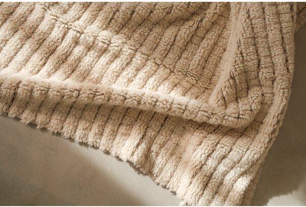 Ръчно изработен бежов вълнен килим подходящ за пране 80x140 cm Unexpected Wool – Lorena Canals