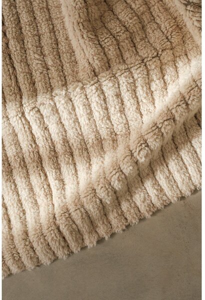 Ръчно изработен бежов вълнен килим подходящ за пране 80x140 cm Unexpected Wool – Lorena Canals
