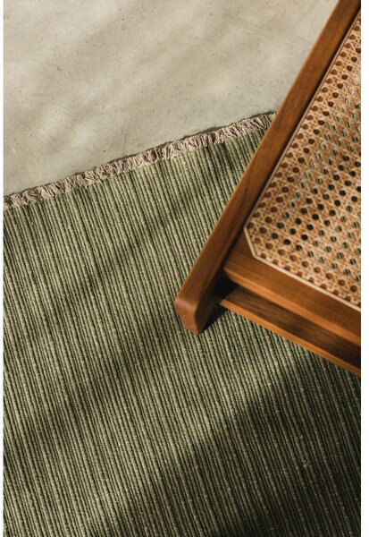 Ръчно изработен памучен килим в цвят каки 140x200 cm Handloom – Lorena Canals