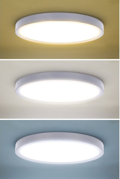 Solight WO8019 - LED Димируем плафон ESTELA LED/36W/230V+д.у. Ø 30 см бял