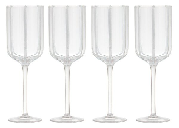Чаши за вино в комплект от 4 бр. 350 ml Stripe – Ladelle