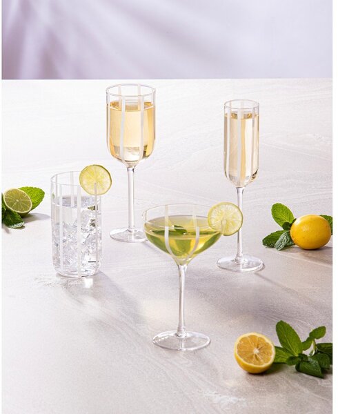 Стъклени чаши в комплект от 4 бр. 450 ml Stripe – Ladelle