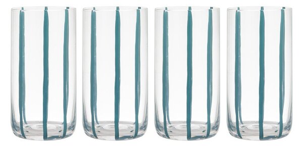 Стъклени чаши в комплект от 4 бр. 450 ml Stripe – Ladelle