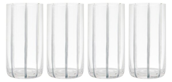 Стъклени чаши в комплект от 4 бр. 450 ml Stripe – Ladelle