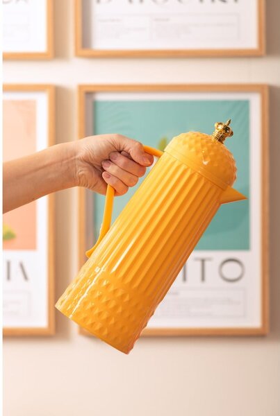 Жълт термос 920 ml Crown – PT LIVING