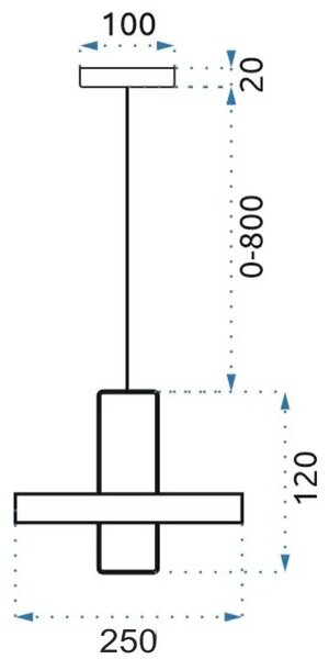 Пендел Gold LED APP553-1CP