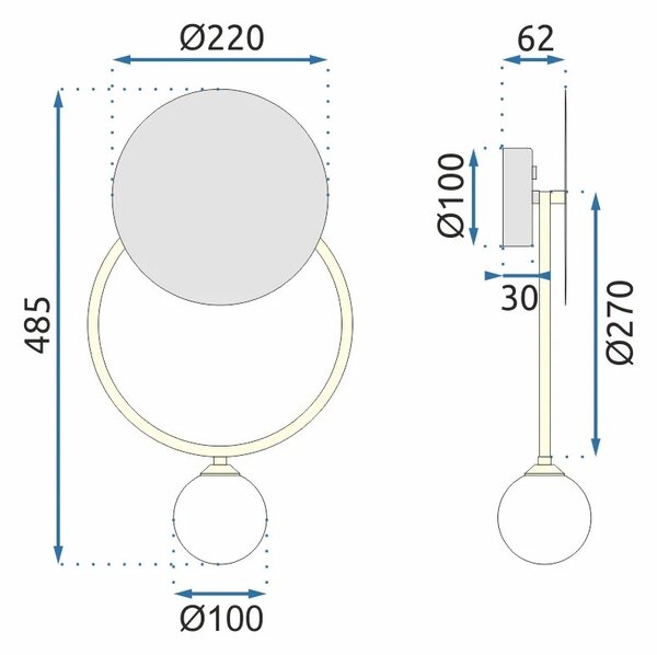Аплик APP923-1W
