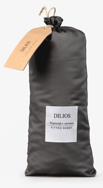 Чаршаф с ластик DILIOS, 100% Памучен сатен, 180/200/25, смоуки